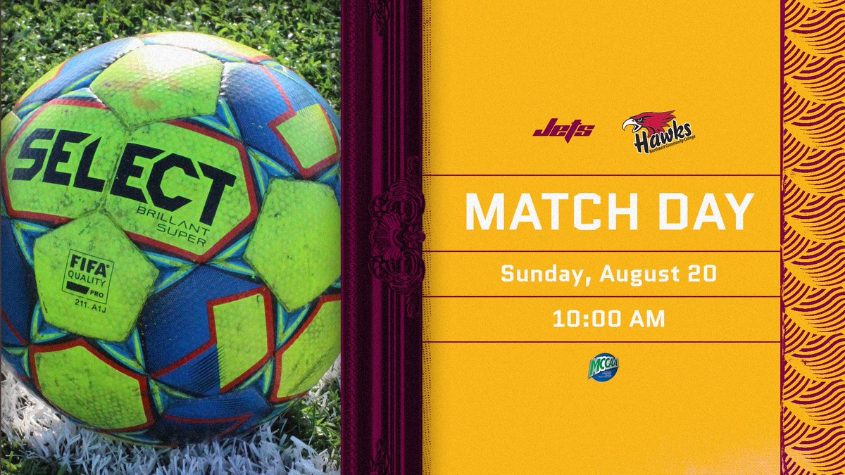Fresh off a season-opening win yesterday, the 1-0 Jackson Jets host the 2-0 and 8th ranked Northeast (NE) Hawks at 10 AM this morning!

#NJCAASoccer