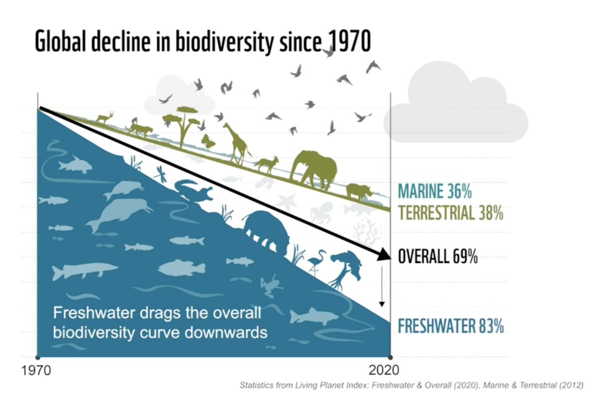 <a href="/DMSmifffy/">Mark Smith</a> <a href="/JoakimHarlin/">Joakim Harlin</a> <a href="/UNEP/">UN Environment Programme</a> <a href="/WWF/">WWF</a> A snapshot of the status of freshwater by Sophie Trémolet from <a href="/stremolet/">Sophie Trémolet</a> <a href="/nature_org/">The Nature Conservancy</a>. Targets 2&amp;3 of the Framework (on inland water) are critical to stopping the decline in #biodiversity