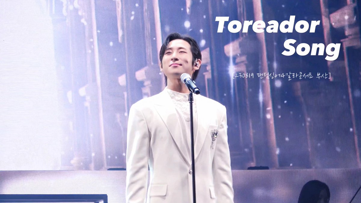 [4K] 230819 Toreador Song_노현우 | [팬텀싱어4갈라콘서트 부산] 

🔗youtu.be/l7U3N5-PT5E?si…
