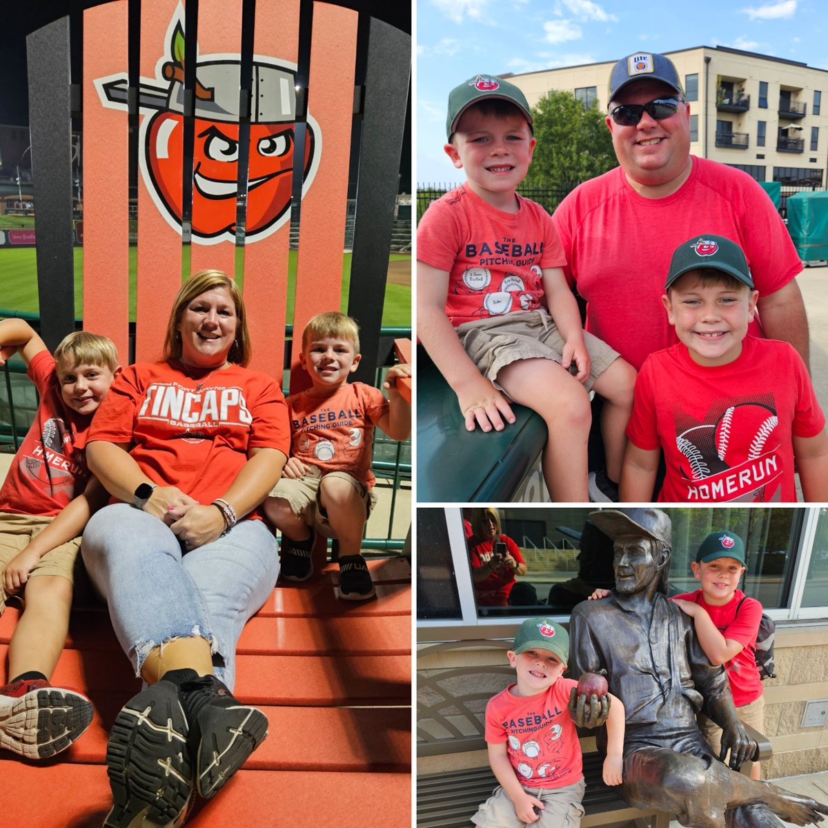 JodiBeals's tweet photo. Enjoyed watching the TinCaps last night with my favorites!  ❤️ https://t.co/8FGY6Db4U9