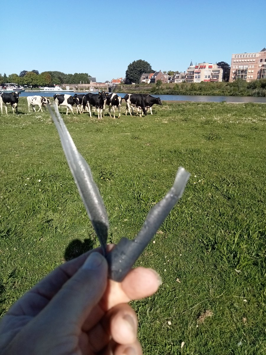 Lekjutter's tweet photo. Na het plastic in de soup schieten ter afsluiting van de visserijdagen in Bruinisse op 15 juli was het gister tijd voor het traditionele #knalplastic de uiterwaarden van de Boven-Merwede inschieten ter feestelijke afsluiting van het Zomerfeest in Gorinchem. https://t.co/3fsIy8fmeY
