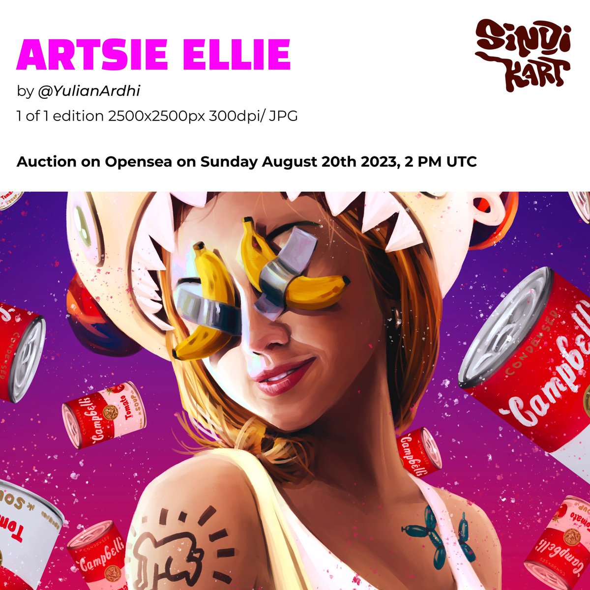 We all have a friend like this. ARTSIE ELLIE by @YulianArdhi “A girl who is into contemporary arts a little bit too much”