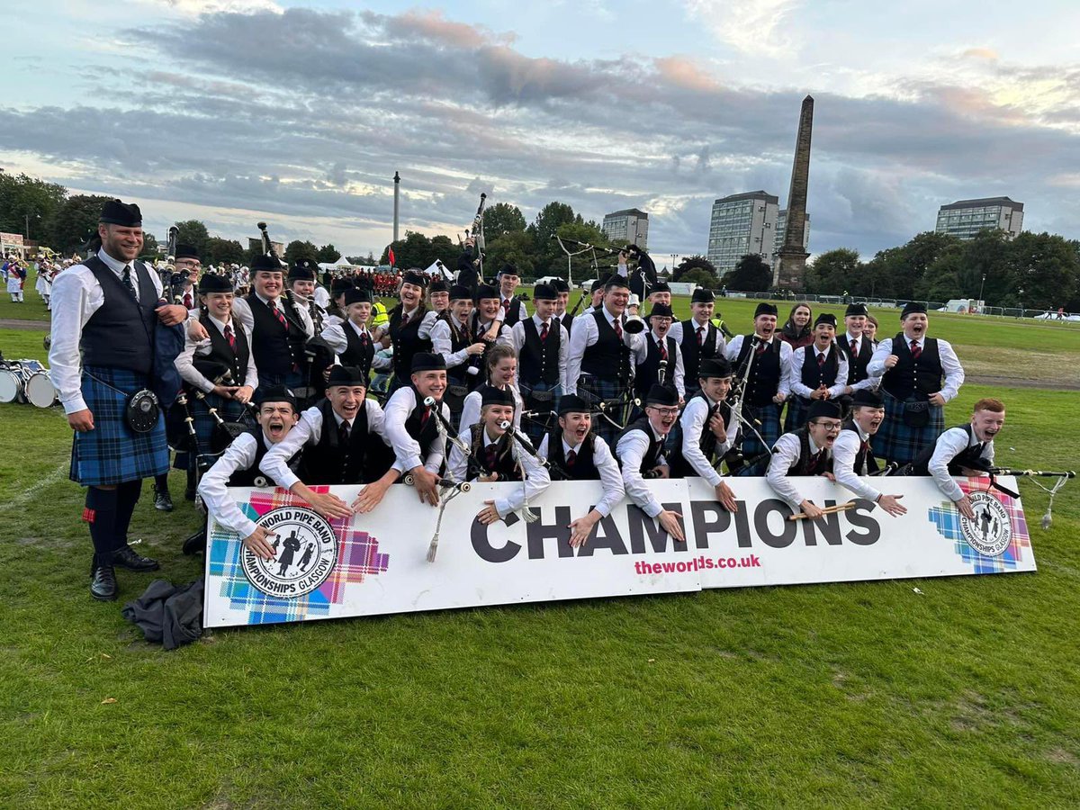 Some of these WORLD CHAMPIONS teach and learn in Johnstone High…..just sayin’.