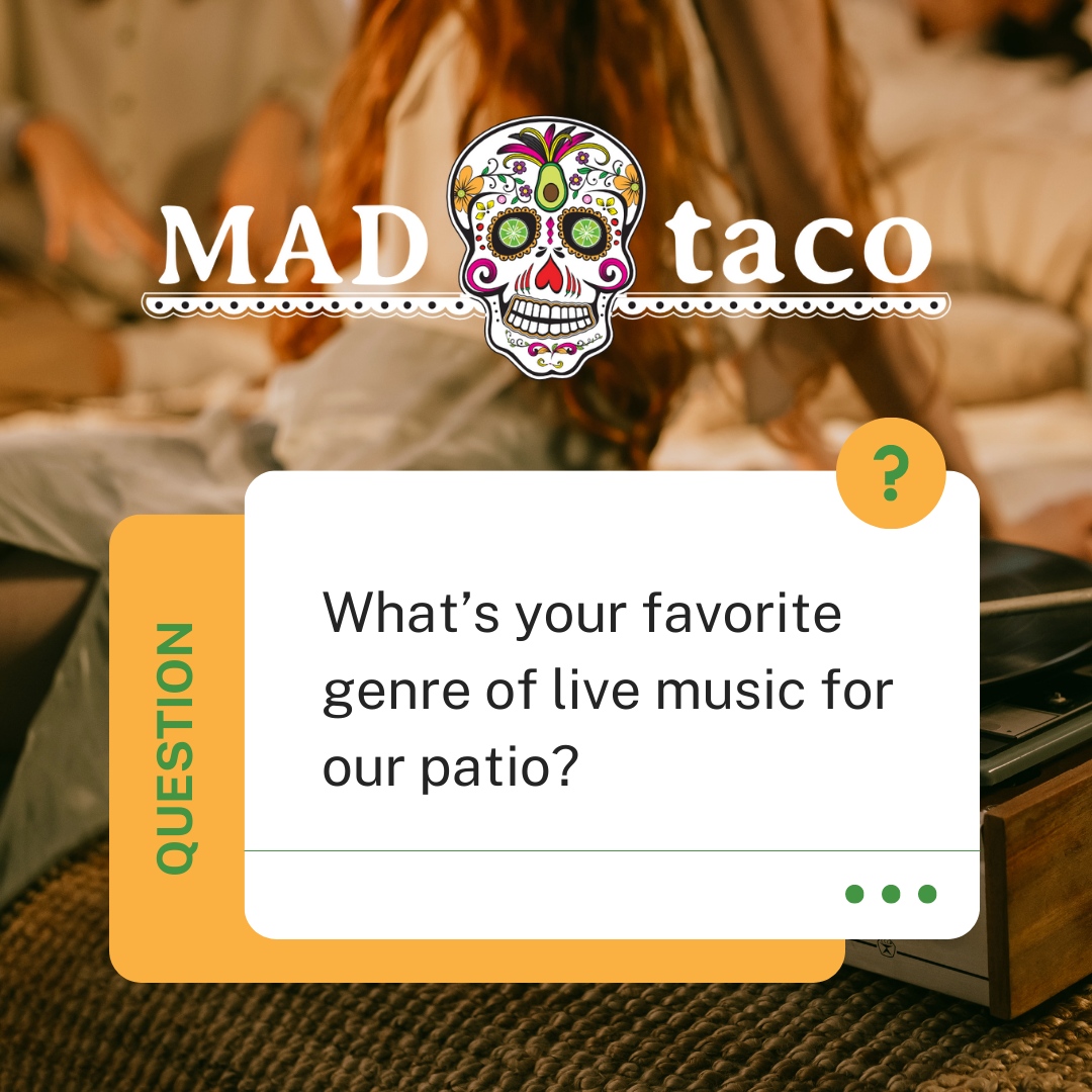 Comment what kind of music you associate with Tacos and Tequila!