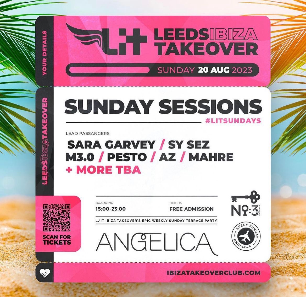 Sunday Funday🥂Last minute plans for LIT in the sun make the best memories partnership with <a href="/no3gin/">No.3 Gin</a> 🎶 Join us from 3pm today, free admission ✨⁠