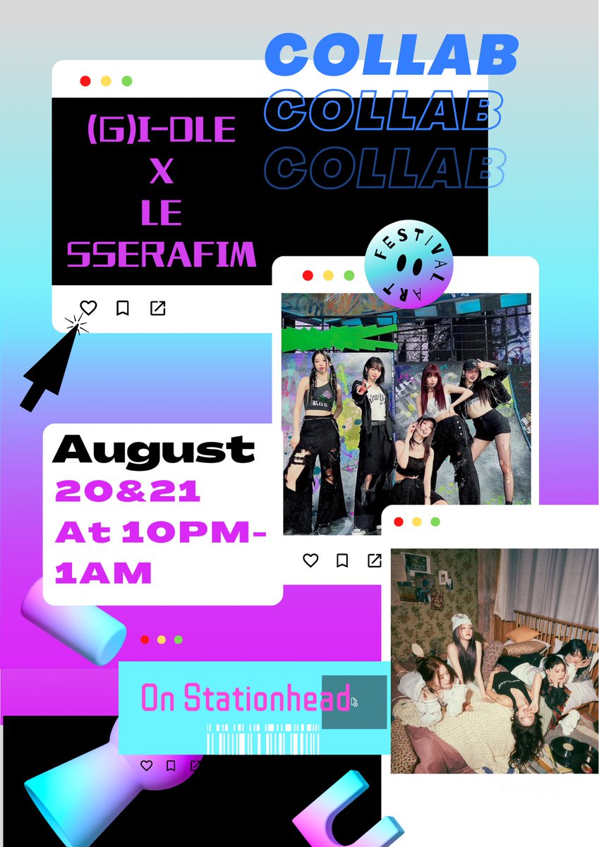 🎶 | LE_SSERAFIM X GIDLE STREAMING PARTY 🎶

Hi nevies, let's have some fun with <a href="/LSRFM_Station/">LSRFM STATION</a> and stream together our artist's songs💓
stationhead.com/mrneviee