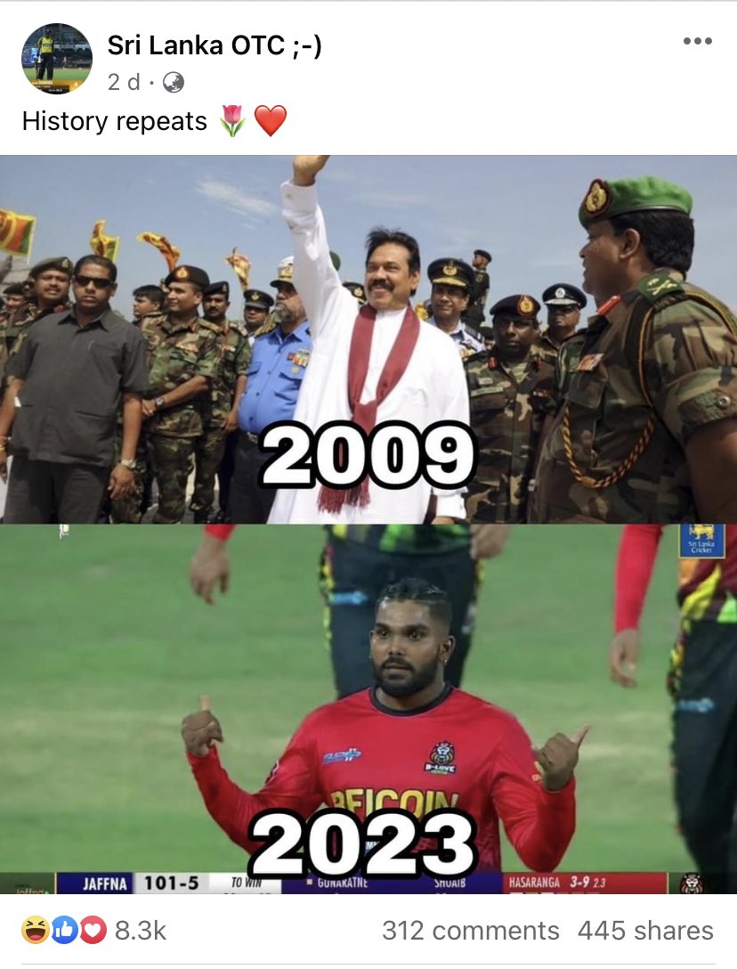 WolfsGhost's tweet photo. நீங்க வேற நாடு நாங்க வேற நாடு சிங்களவனே ஒத்துக்கொன்ட நேரம்..

ஆனால் இந்த One nation, one country என்று உருட்டுற எங்கட சில கோமாளிகளை நினைச்சாத்தான்🤣 https://t.co/sL0fwZy5Uq
