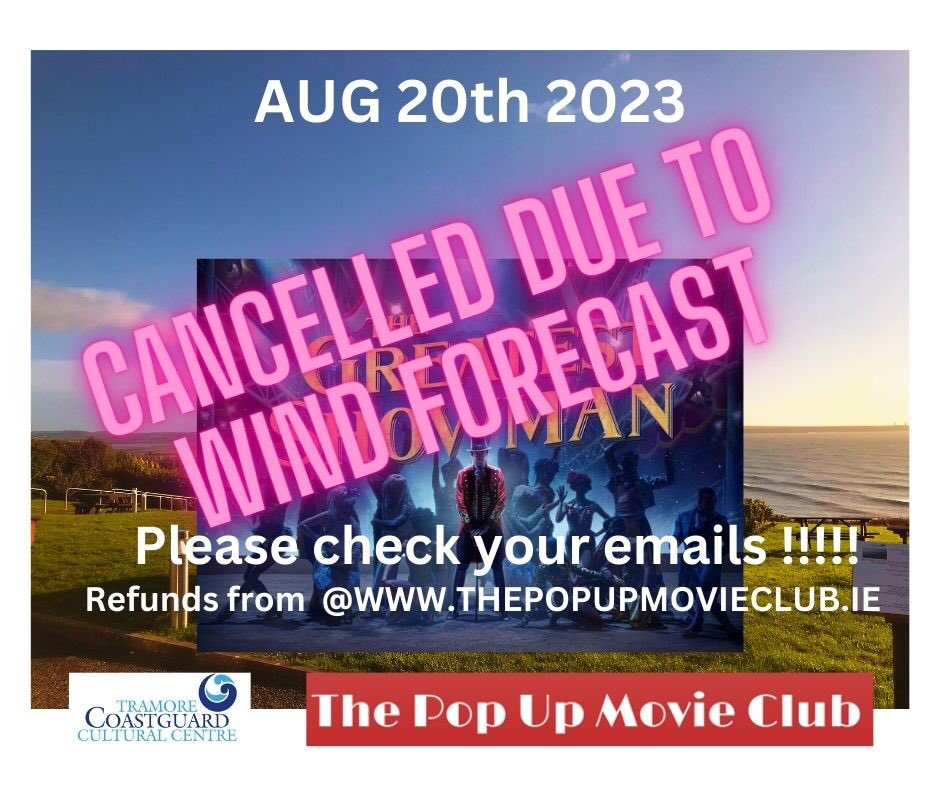 We thought August would be kind weather wise when organising this fab outdoor event ….. thanks to everyone who attended the first weekend of screenings and apologies to those who missed out this weekend due to Betty. If September improves …. we might just try again #irishsummer