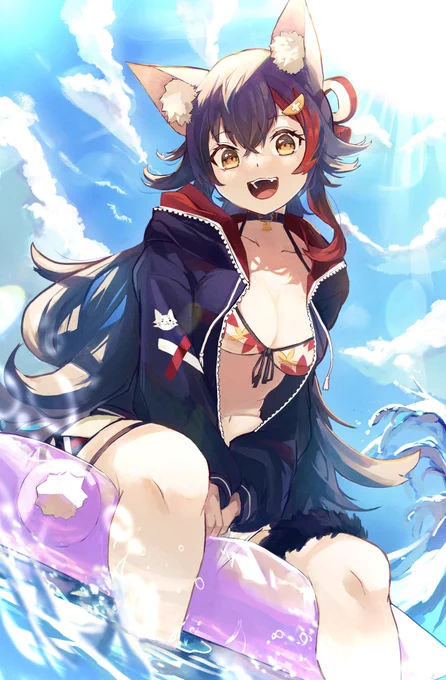 お誕生日おめでとうミオちゃん!素敵な一年になります様に!#みおーん絵 