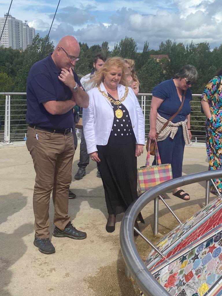 A lovely day the Stories, Art and Afternoon at Stockingfield Bridge, Canal today (20 August). Was great to speak with John Paterson CEO <a href="/scottishcanals/">Scottish Canals</a> and artist David Galbraith🎨