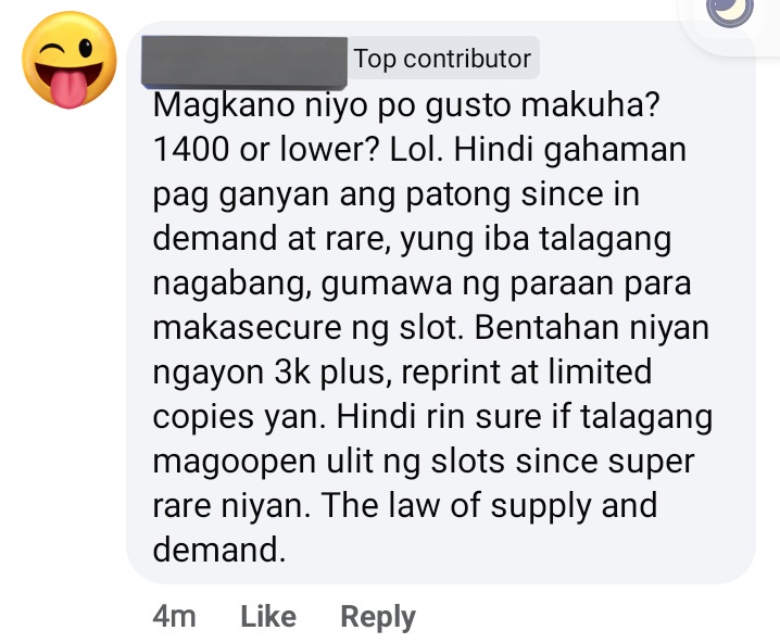 maremglvz's tweet photo. pinagsasabi mong di gahaman pag 300-400 pesos ang patong??? ang dami dami mong sinecure tas ikaw may gana magsabi nyan? Alam mo naman palang indemand oportunista ka pa na gamitin yun para lakihan ang patong. Sana di niyo mabayaran/mabenta yan kung ganyan kayo. https://t.co/BunXSXielM