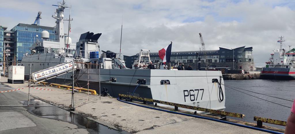 WarshipCam's tweet photo. French Navy Flamant-class patrol vessel FS Cormoran (P677) in Galway, Ireland - August 19, 2023 #fscormoran #p677

SRC: TW-@tomasocarthaigh https://t.co/YlY9qG2GtH