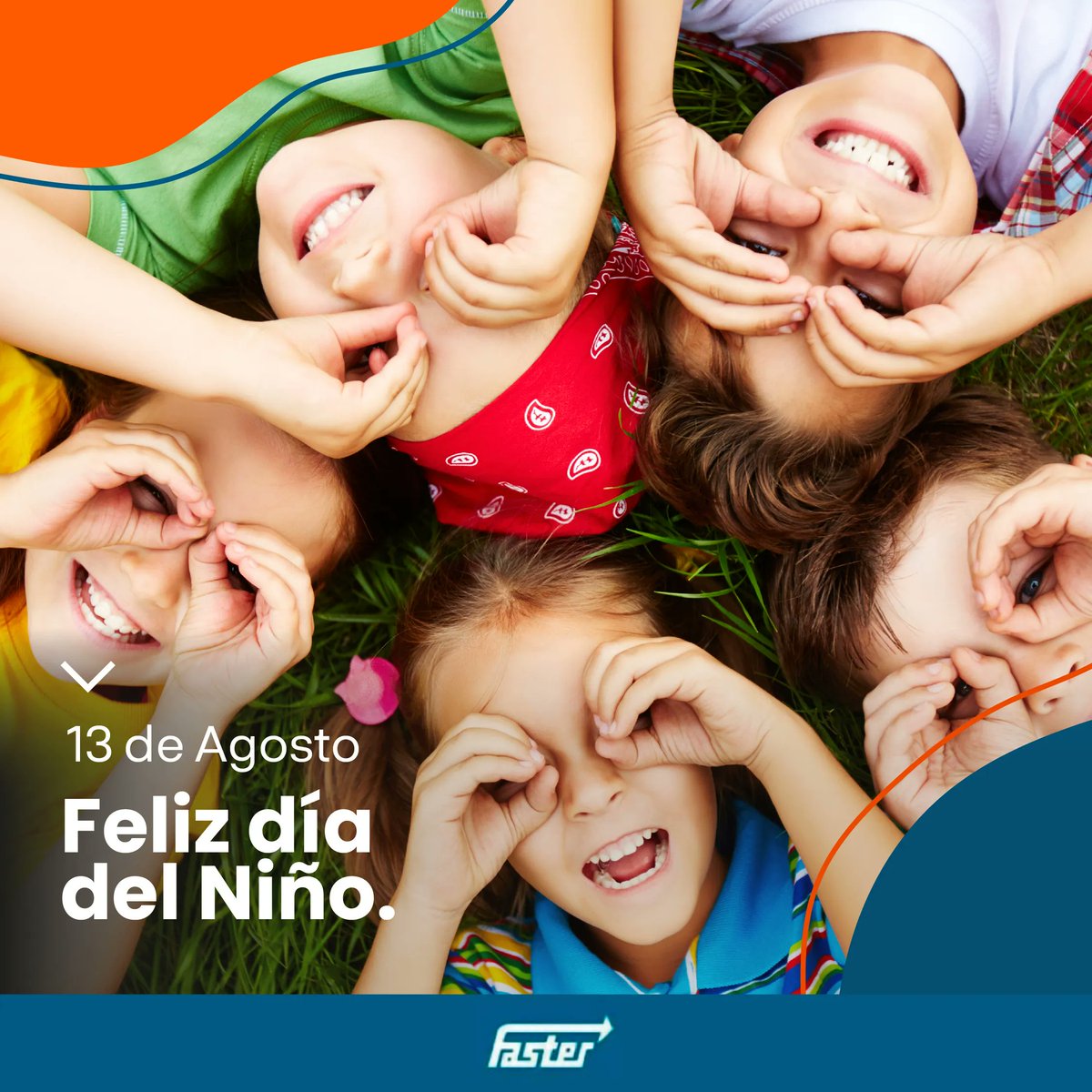 FasterArgentina's tweet photo. ¡Feliz día del Niño! 🧒❤️👶

🎁Desde Faster les deseamos un día lleno de alegría y juegos.🎈

#ETTFaster #fasterargentina #fasterbusquedas #hrfaster
#rrhhfaster #diadelniño https://t.co/uXnXBNjVD1