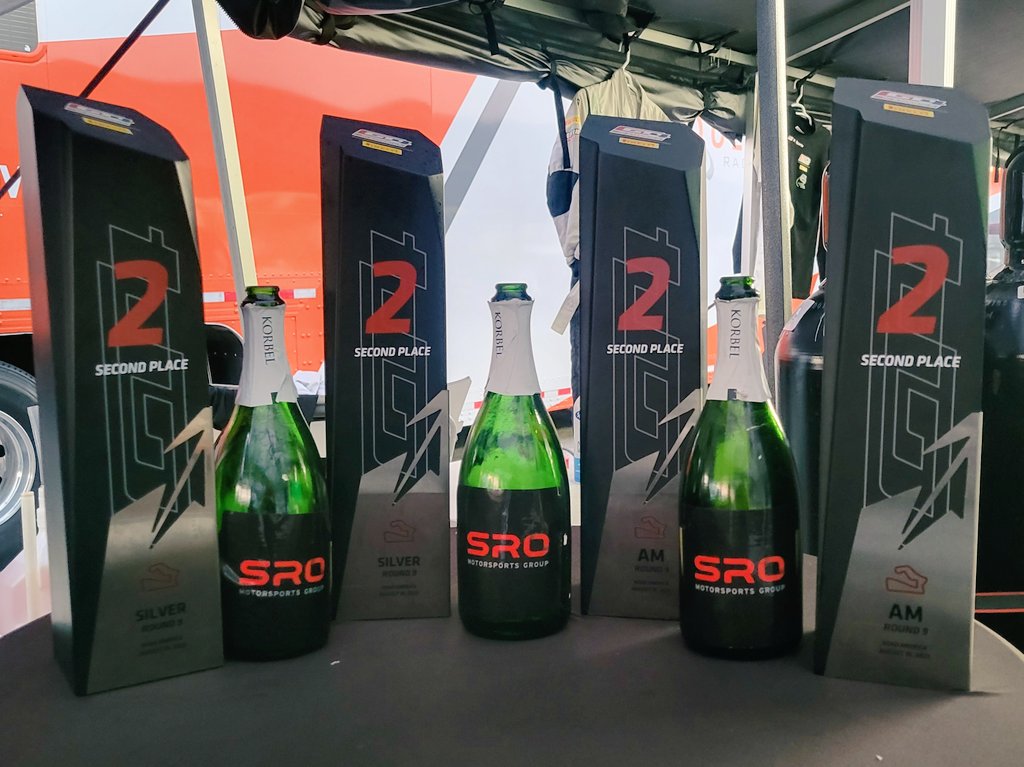 PaulSparta's tweet image. A pair of deuces in Silver and AM classes @roadamerica yesterday. We&apos;ll try to get our @BMWMotorsport M4s to P1 today! #GTRoadAmerica