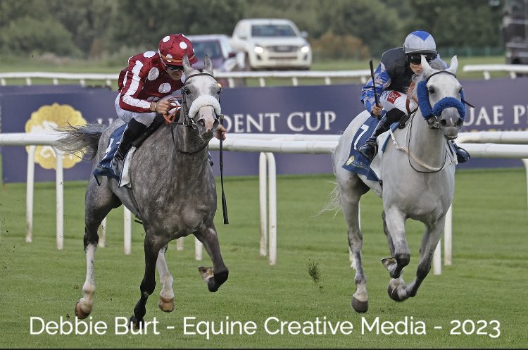 Great to see former @ARO_Racing lady champ @jomason90 ride in the @TheEmiratespcup #ukarabianderby #Group1PA @DoncasterRaces and finish 🥉 on Thakeera Al Shahania 👏 @CollingtRacing @AAA_Alsaud bred by @AlShahaniaStud1 @SkySportsRacing @arenaracingco @EquineMediRec @PJAOfficial