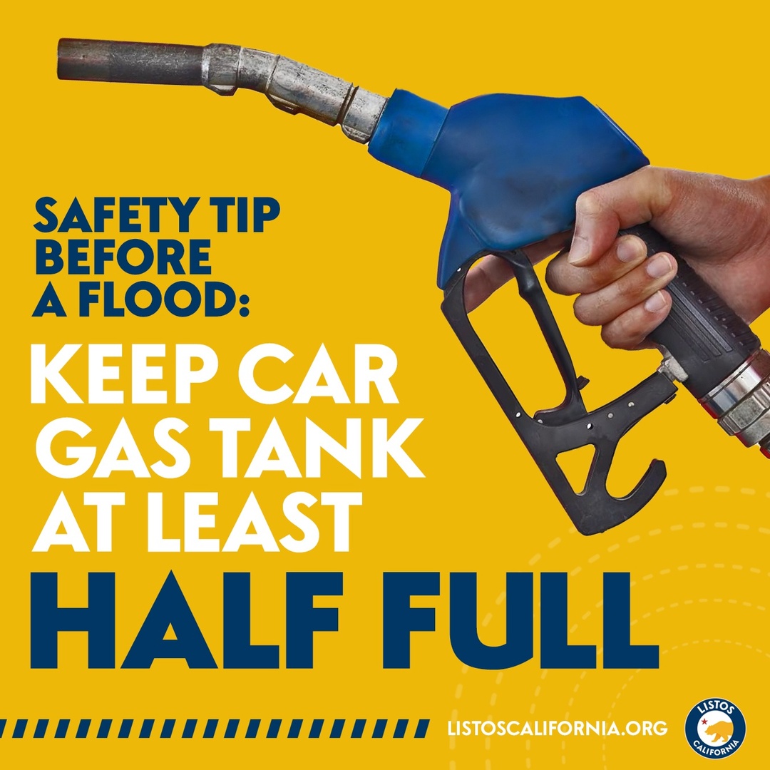 ListosCA's tweet image. Do you live near areas that have recently been burned? Have you experienced flooding before? 

You may need to quickly evacuate your community and you may not have time to get gas!
 
#ListosCalifornia #HurricaneHilary
