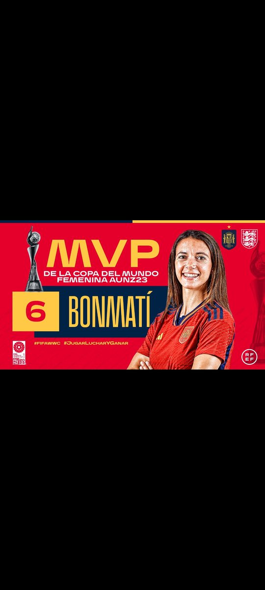 Más que merecido. <a href="/AitanaBonmati/">Aitana Bonmatí Conca</a> Balón de Oro próximamente. Qué escándalo de jugadora!!!