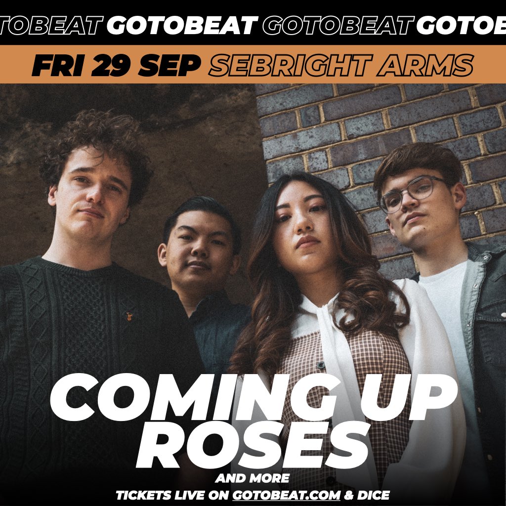 Hi everyone! We’re back! 🤘 Come catch us 29th September at Sebright Arms playing alongside Splitting Edges, Stef Pesic and The Stealers. Ticket link below! See you there 🥳 gotobeat.com/gig/live-at-se…