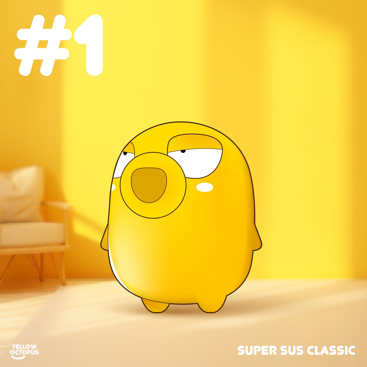 yellowoctopusss's tweet photo. I'm back with Super SUS Classic of Jellow Octopus #YellowOctopus #JellowOctopus https://t.co/8Z9Rp7BaWW
