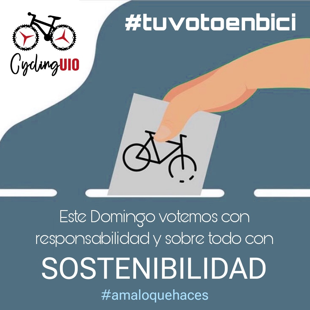 cyclinguio's tweet photo. @teleamazonasec @Paulcoellosegar Evita el tráfico con #movilidadsostenible https://t.co/J40pnJhJIa