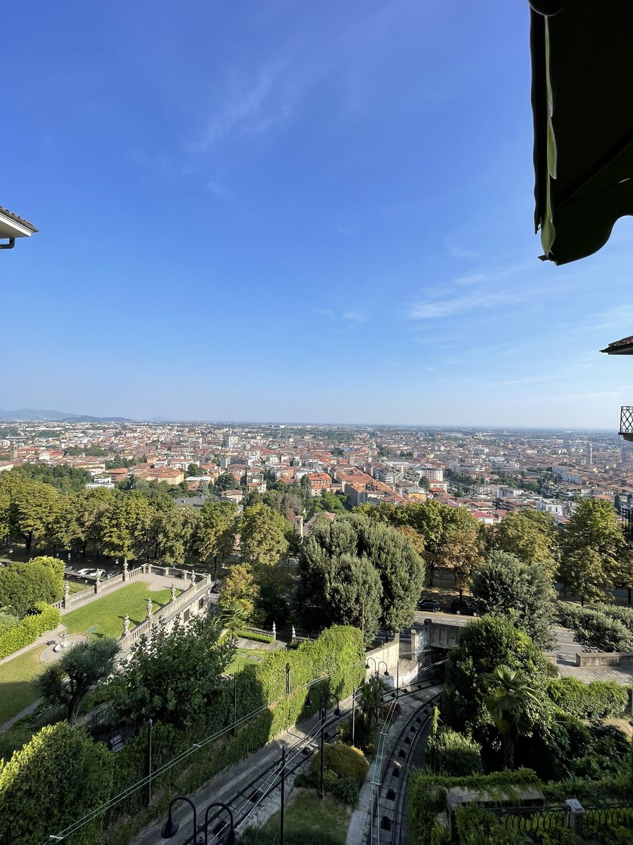 Day 1: we arrived in Bergamo Milan airport and the found out way to Bergamo. We went for drinks and look
Around