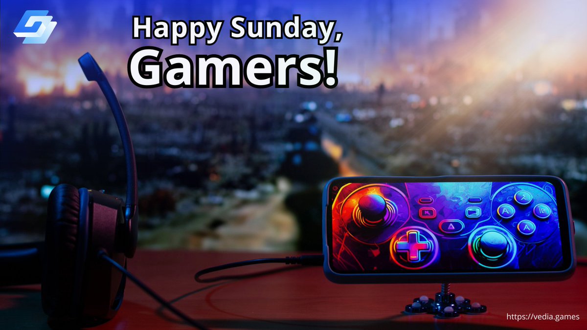 🎮🌞 Happy Sunday, Gamers! Embrace the joy of gaming on this relaxed day. 

Dive into exciting worlds, conquer challenges, and connect with fellow players. 🕹️👾 

#SundayGaming #VediaGames #PlayToday #gaming #gamer #ps #playstation #videogames #game #xbox #games #twitch #pc