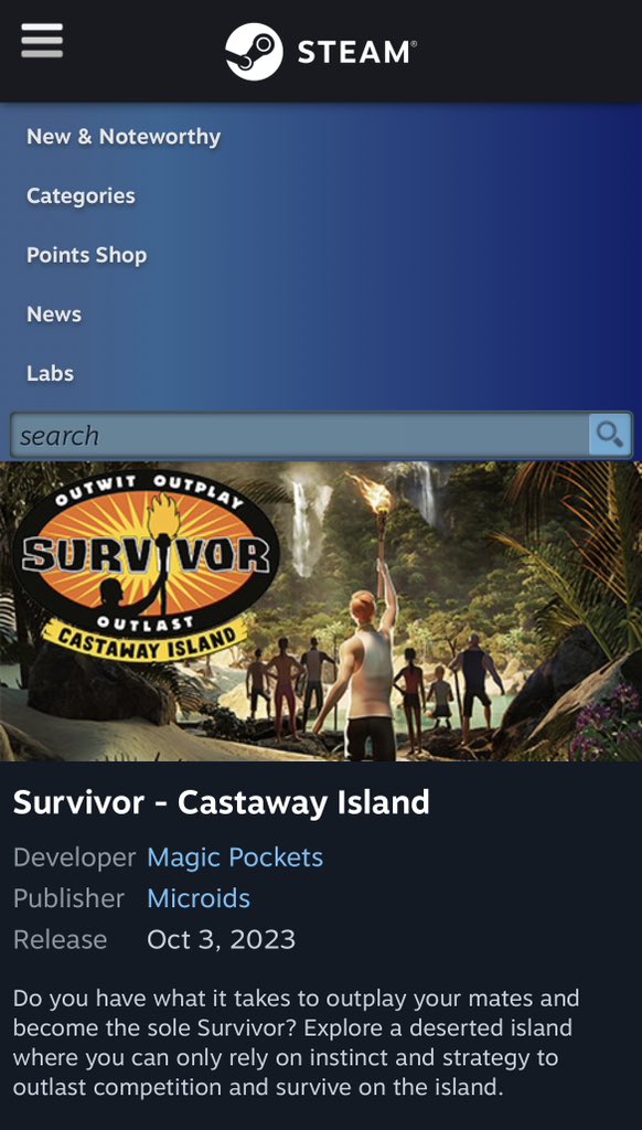 Survivor - Castaway Island on Steam