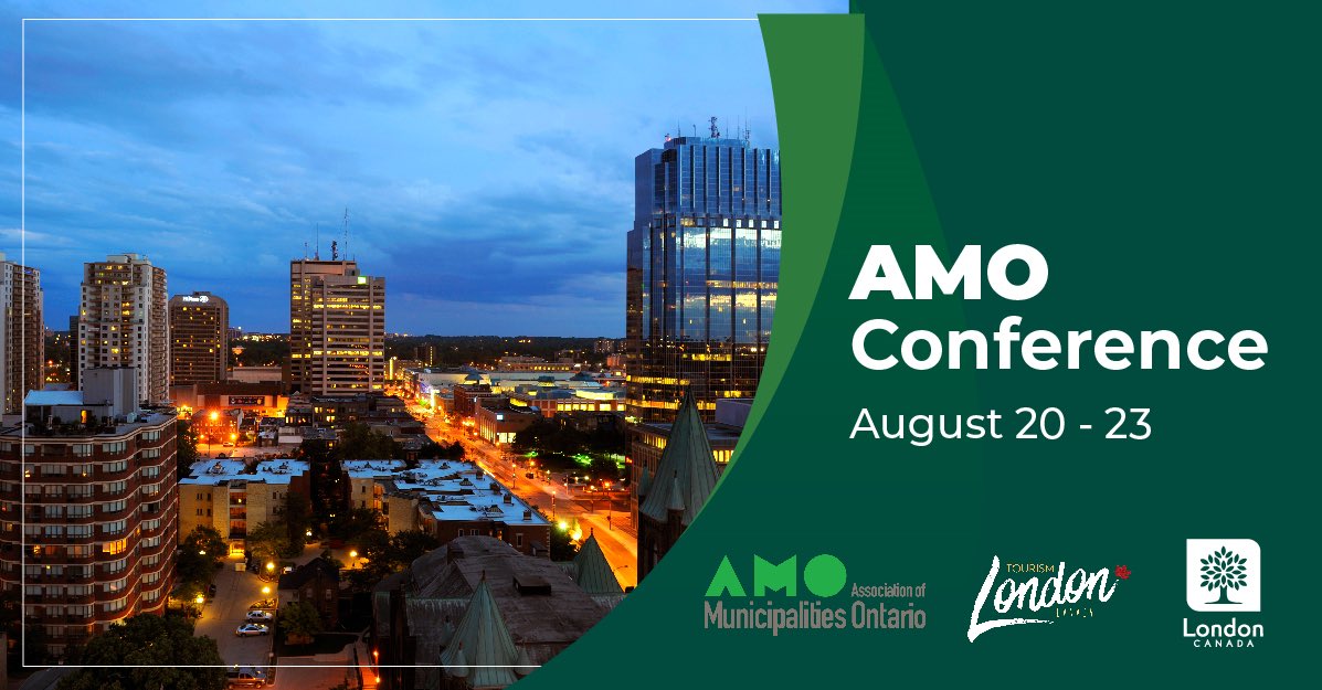 Today marks the first day of the Association of Municipalities of Ontario (AMO) Annual General Meeting and Conference.

We're thrilled to welcome over 1,500 delegates to this exceptional event at RBC Place London.

Learn more at: londontourism.ca/amo-conference…