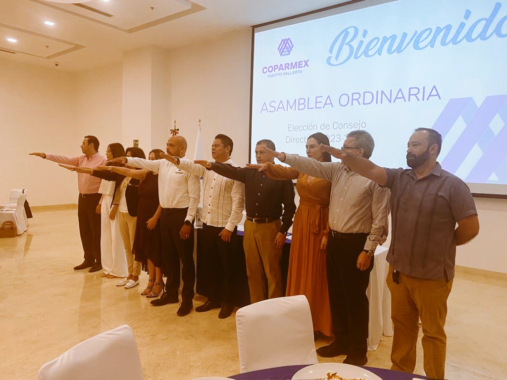Toma de protesta nuevo consejo directivo en  Coparmex Puerto Vallarta.