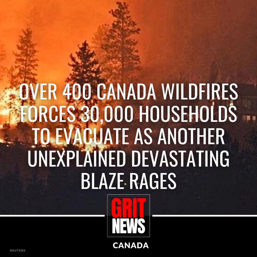 As another cluster of unexplained wildfires breaks out in another part of the world, #Canada has ordered 30,000 households to evacuate in Canada's British Columbia province.

It follows many other countries such as Greece (Rhodes) and the United States (Maui, Hawaii) have