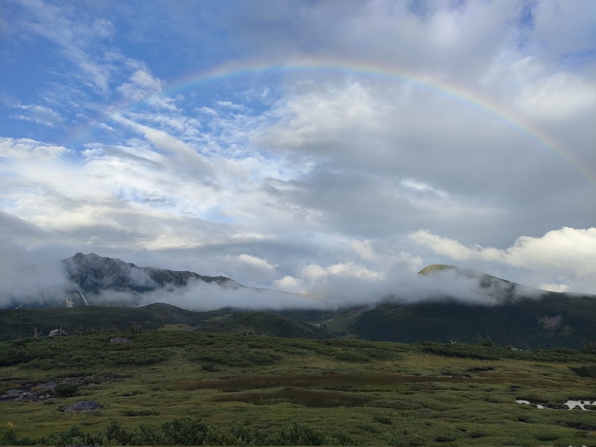 climbing_8505's tweet photo. ②北アルプス8/17-19
雲ノ平の夕焼けとライチョウ7匹家族に遭遇したのがハイライト https://t.co/05f5bWRdTx