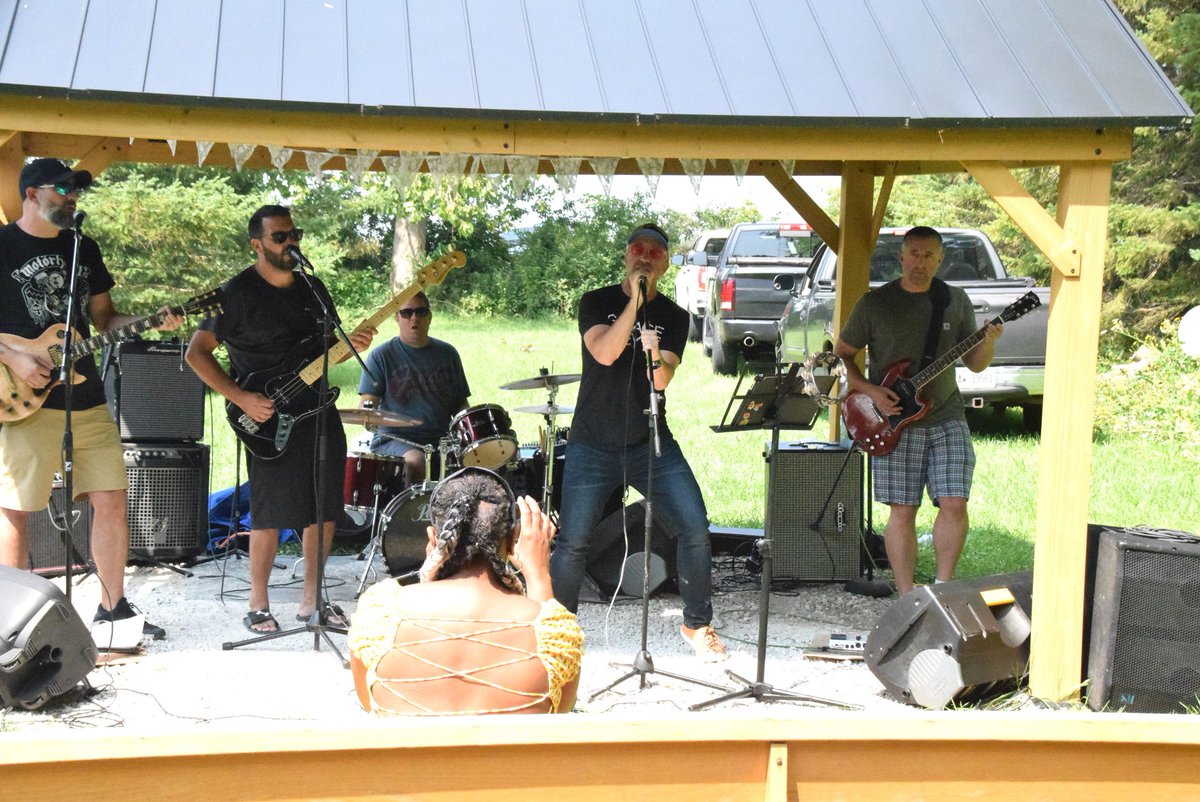 The <a href="/runawaysfarm/">The Runaways Farm</a> held their first open house yesterday at their Alma St. location. People got to see what the animal sanctuary does with the band Calling Saul and Gary Struhar from the Essex County Steam &amp; Gas Engine Museum also on hand. #runawaysfarm
