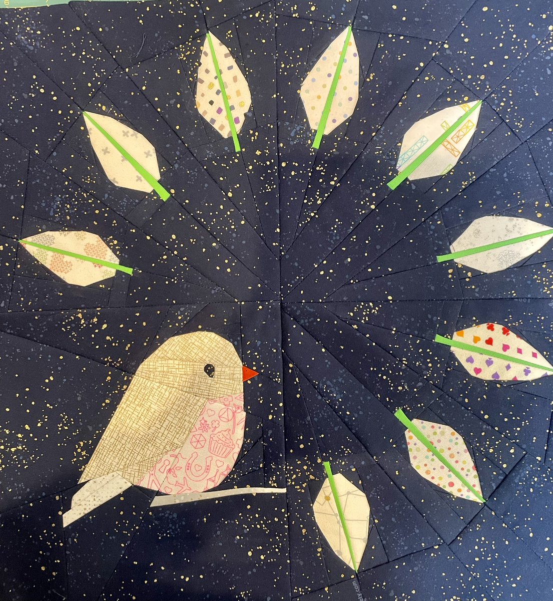 Sometimes I sew for my own sanity, and sometimes that’s not the case!  This block has so many teeny tiny pieces, it nearly did my head in, but I’m chuffed with how it turned out😊