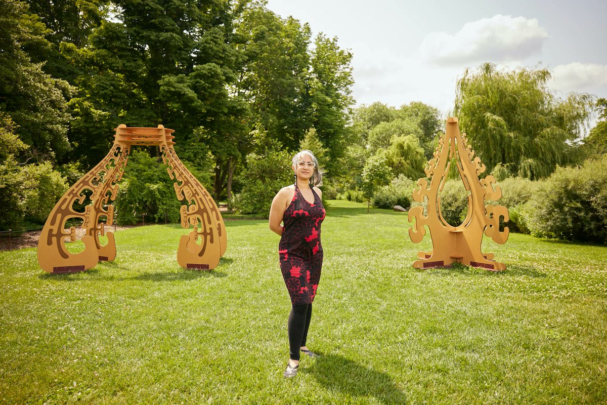 BrooklynBotanic's tweet photo. Seema Lisa Pandya's “Seed of Potential” is part of Branching Out, the central art exhibit of #PowerofTrees, co-presented by @ankhlave.
Come see Branching out at BBG now: https://t.co/TxFuIOIiBd https://t.co/9D6qHIr1dM