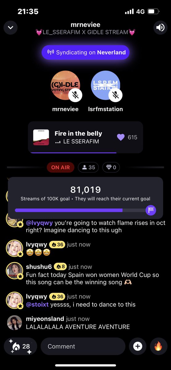 Fire in the Belly Played RIGHT NOW! Want some World Cup vibes? Tune right in with the collab Here! share.stationhead.com/x1389a1qo2r0