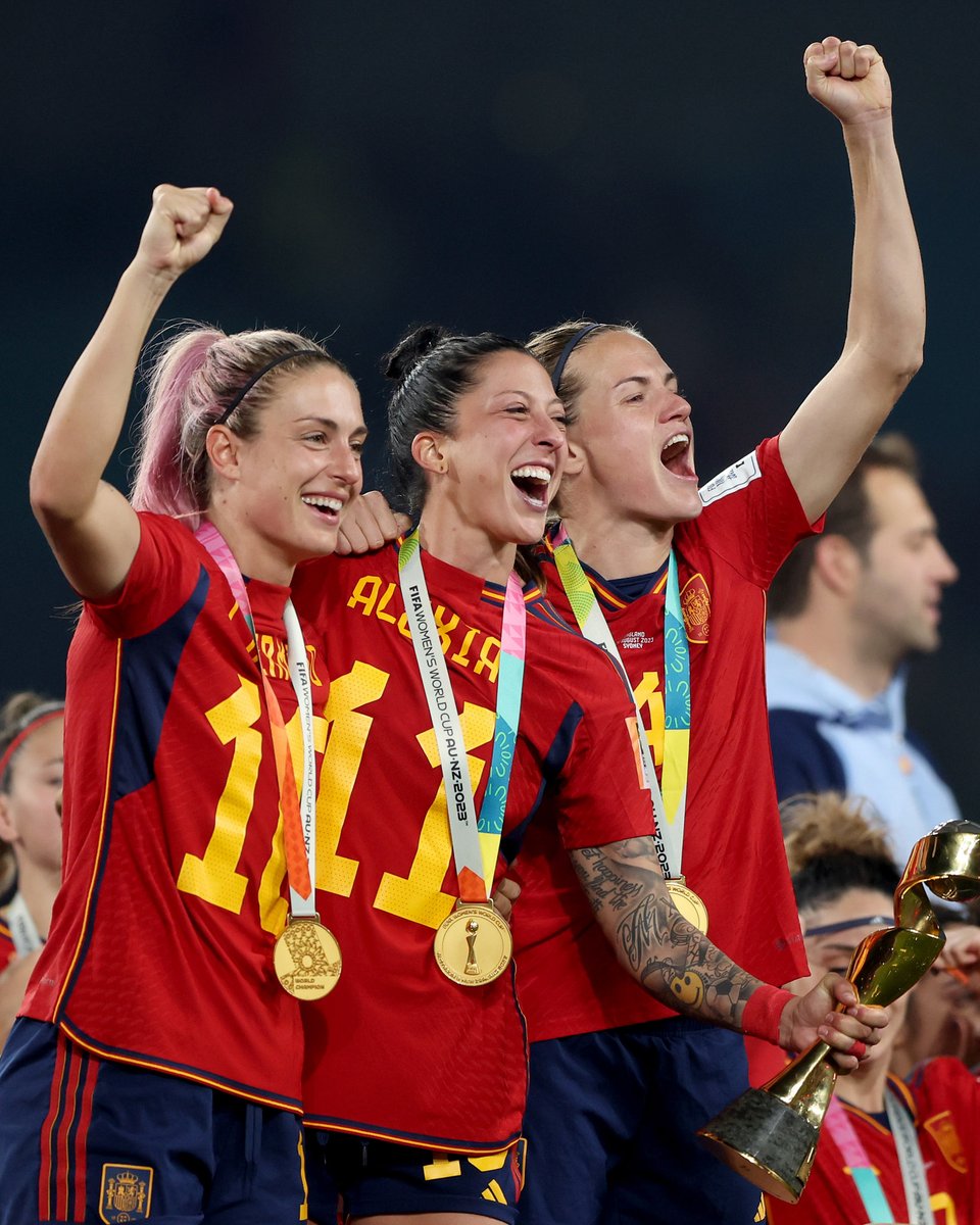 Feeling 𝗚𝗼𝗹𝗱en! 🥇🏆 #BeyondGreatness | #FIFAWWC