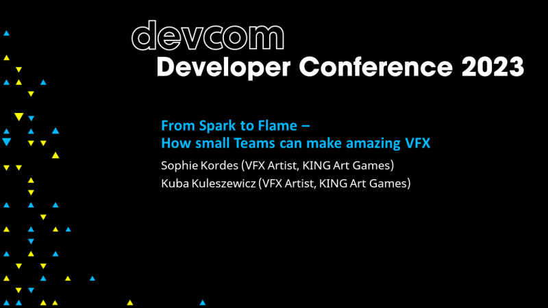 raubstoerchlein's tweet photo. Just because some people messaged me:
Mine & @KubaKuleszewicz talk at #devcom2023 about how small teams and indies can tackle VFX for their games will be Monday at 12:30 PM at Stage 6 ✨
Would make my day If you would come by!
Enjoy the Conference 🖤 https://t.co/ngMatvk3pU
