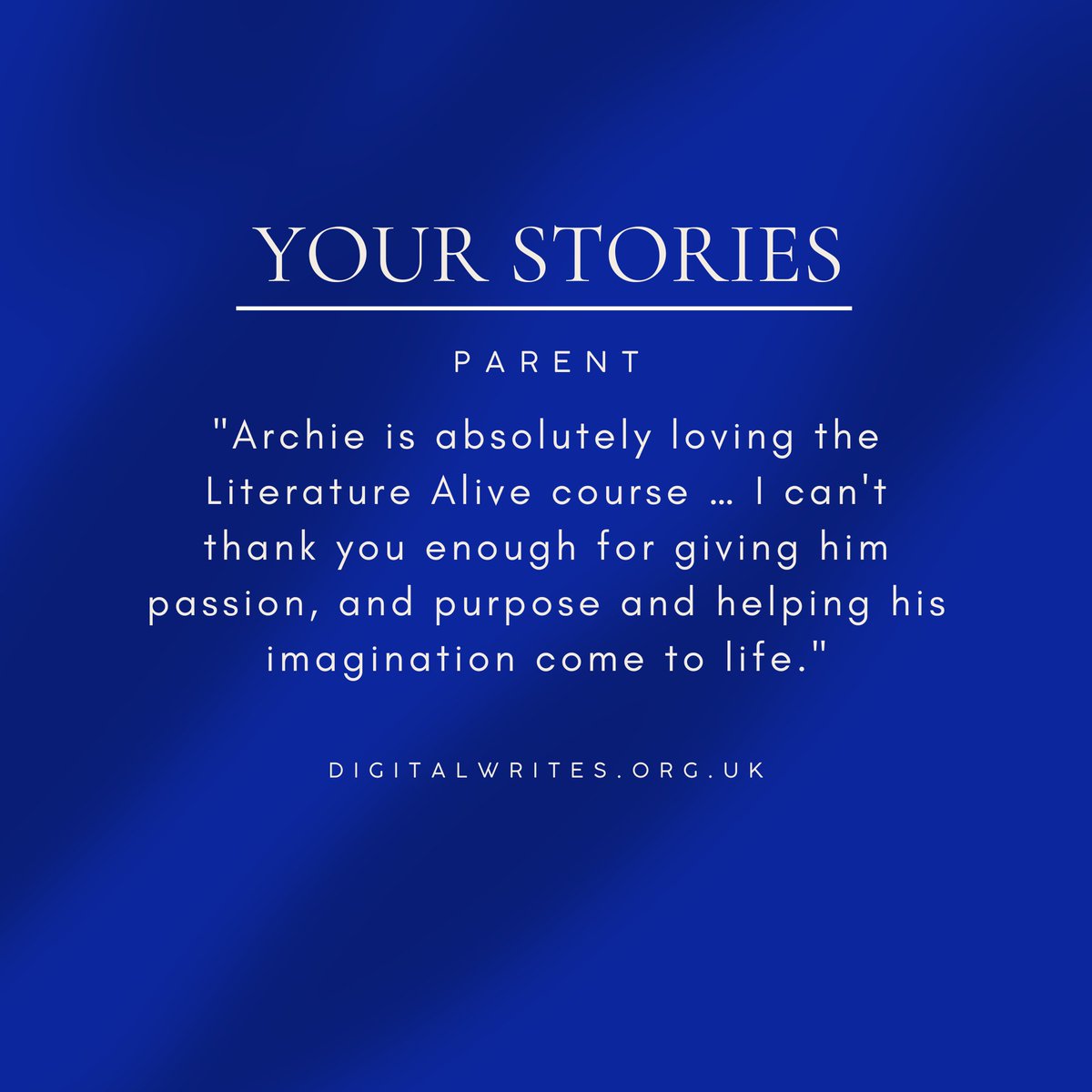 What a lovely comment! Archie is a great part of the team😊