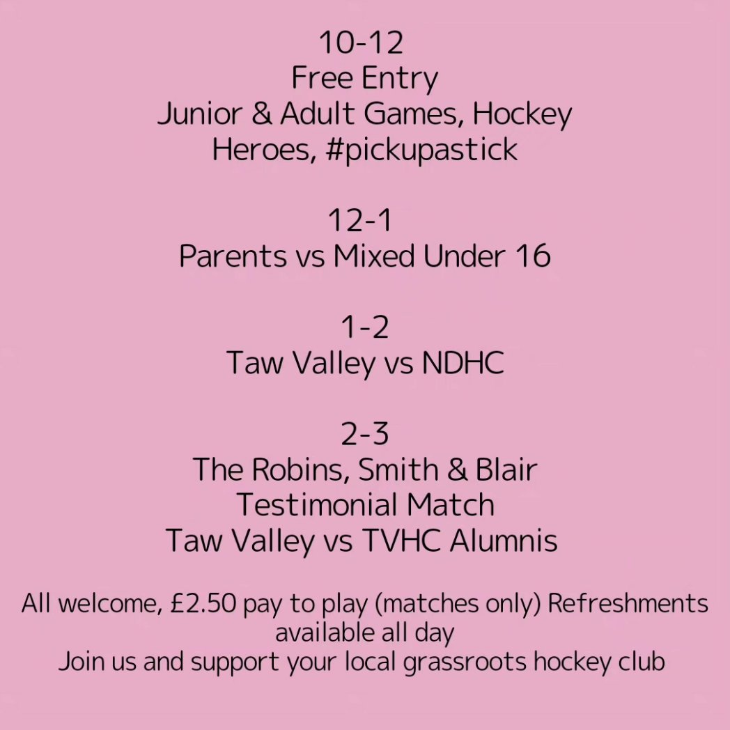 Taw Valley Hockey Club tweet media