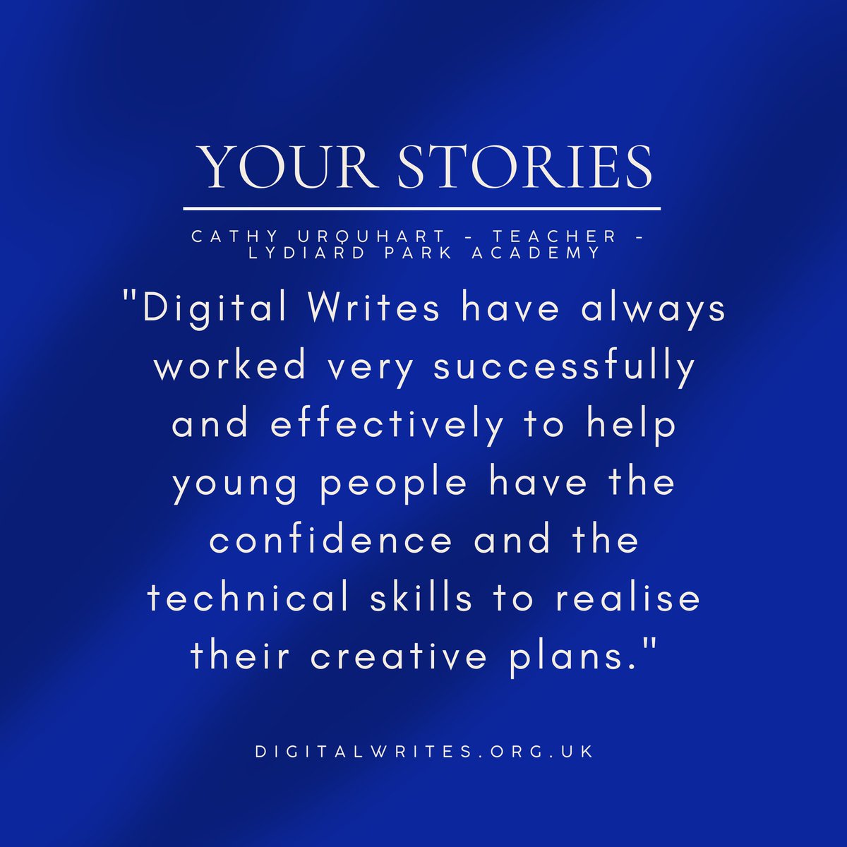 We are incredibly pleased to have such a big impact on Lydiard Park Academy!