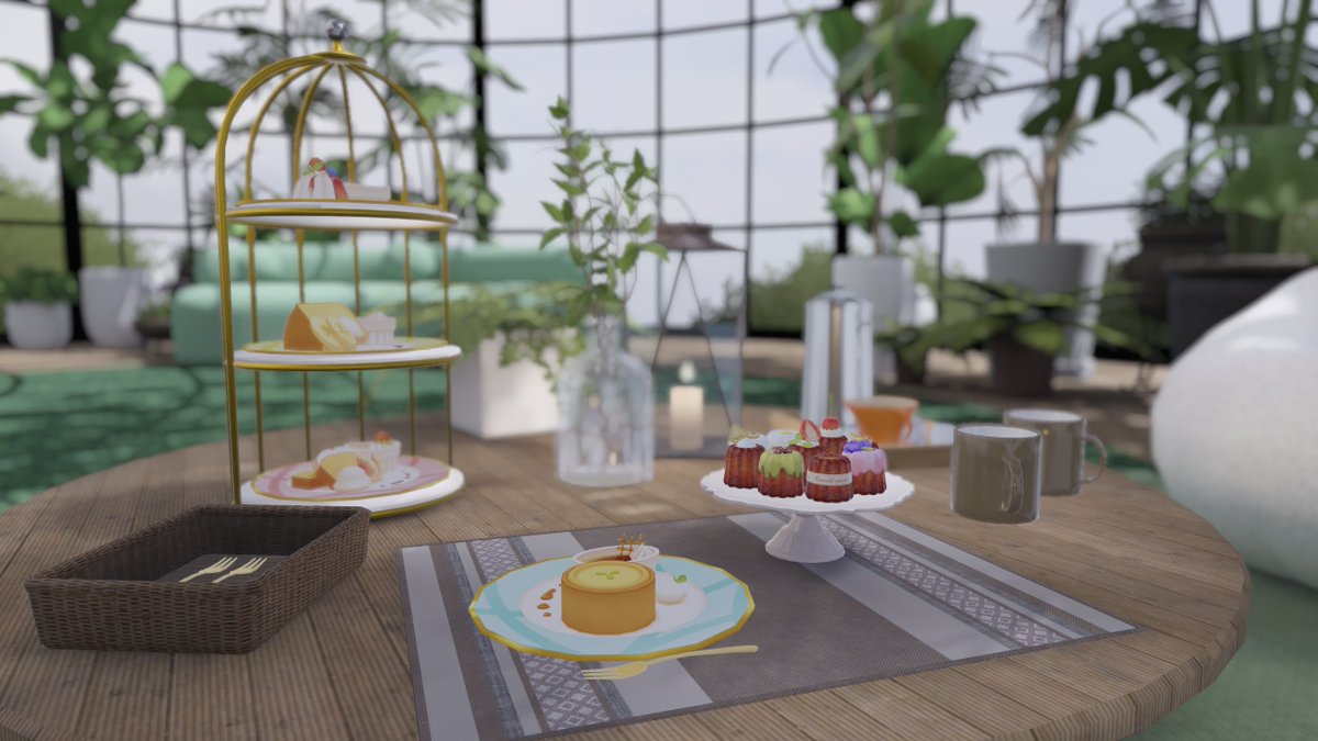 FU_VRC's tweet photo. 🌱「Sunny Side」をラボ上げしました。

緑と日差しがいい感じのくつろぎワールドです。
必要なギミックをひと通り取り揃え、音声棲み分けエリアも完備。
負荷は増しますがDirectional LightをONにすると綺麗です🌞

#VRChat_world紹介   #MadeWithVRChat #VRChat https://t.co/UzmBXFmcFX https://t.co/EFygytkB7y