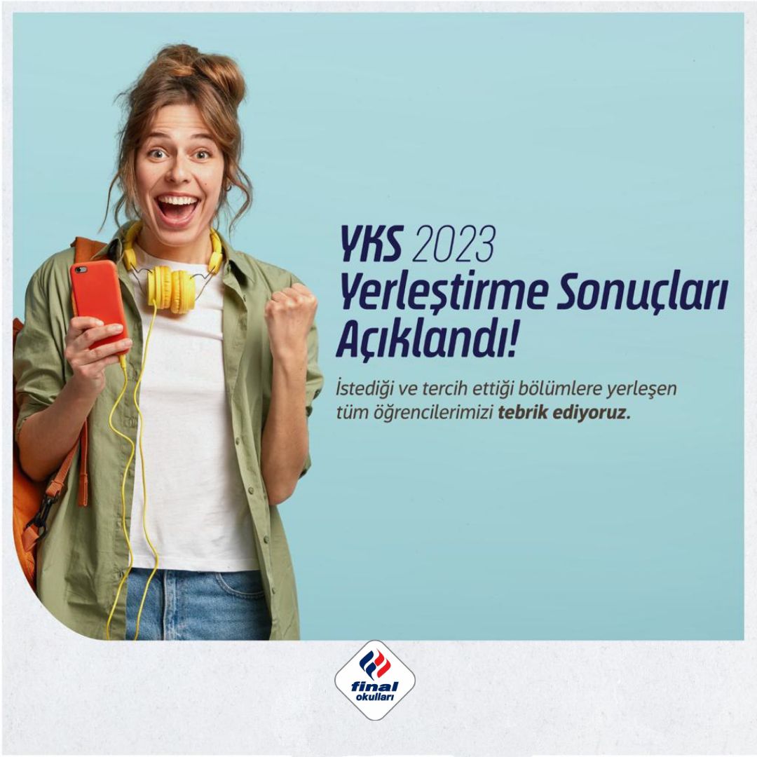 FinalFatih's tweet photo. #YKS2023 yerleştirme sonuçları açıklandı! 📷 Tüm öğrencilerimizi tebrik ederiz. 📷
#FinalOkulları https://t.co/R5B3GAQ7RD