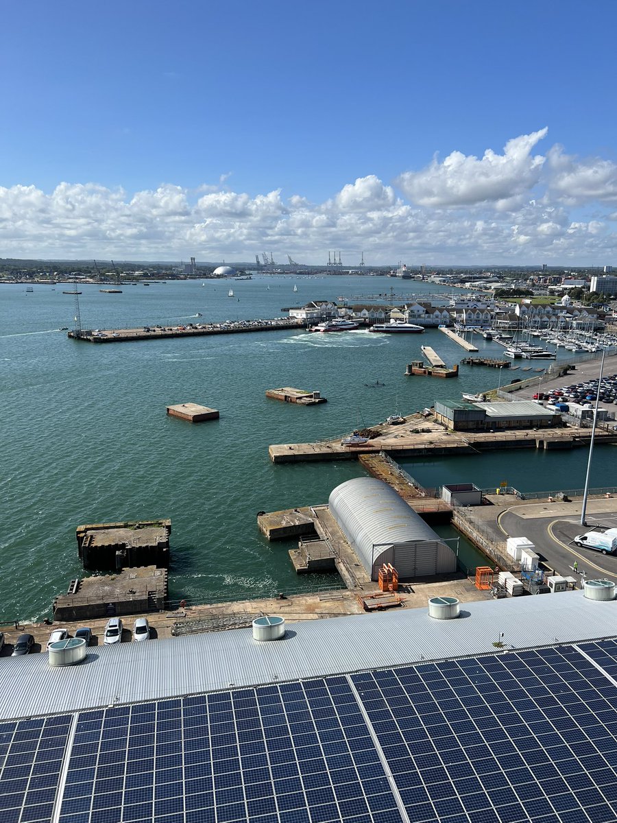 The view from <a href="/pandocruises/">P&O Cruises</a> Arvia. Home for the next 2 weeks!