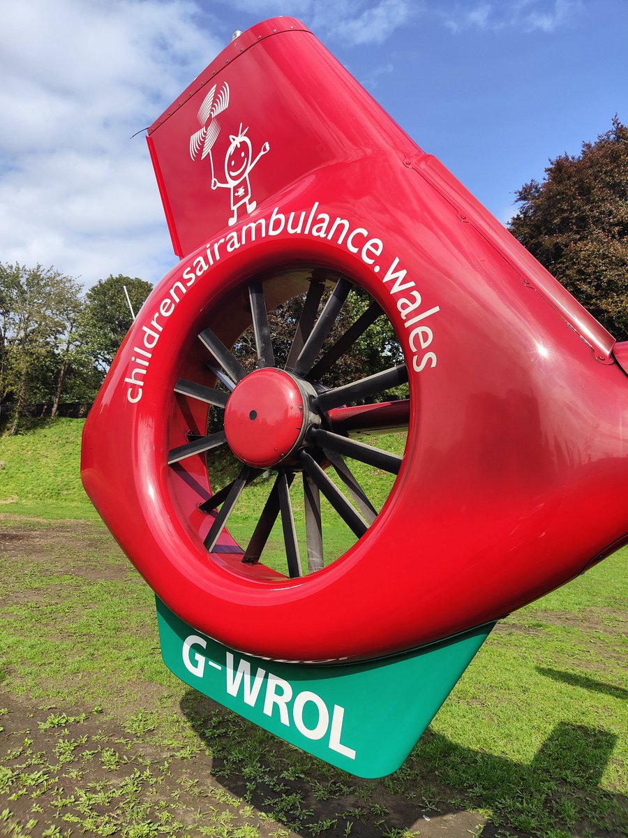 Great talking to Nobby Norriss with the <a href="/air_ambulance/">Wales Air Ambulance Charity</a> yesterday at <a href="/cardiff_castle/">Cardiff Castle</a> after it had landed. Thank you for encouraging my son Thomas with his flight career path.