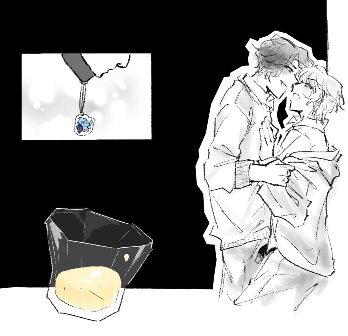 Vampi_Rei's tweet photo. Day 4 #a3rarepairs2023 
Itaru/Tonooka
//cw: dubcon due to alcoholic influence

We shared a childhood dream that I thought would last a lifetime. Now I ask, when will I wake up from this nightmare? https://t.co/vEVw7xRrcc