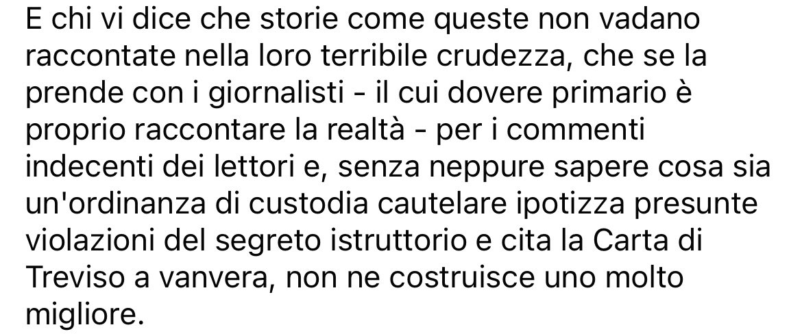 Marco_Rizzo's tweet photo. Lo stupro a #Palermo di pochi giorni fa mi disgusta e mi spaventa, e non riesco a trovare le parole per commentarlo. Per fortuna la collega Sandra Figliuolo, una giornalista per bene che vive quella città ogni giorno, ha trovato le parole per me (e credo per molti altri). https://t.co/m0VEmUBTUj