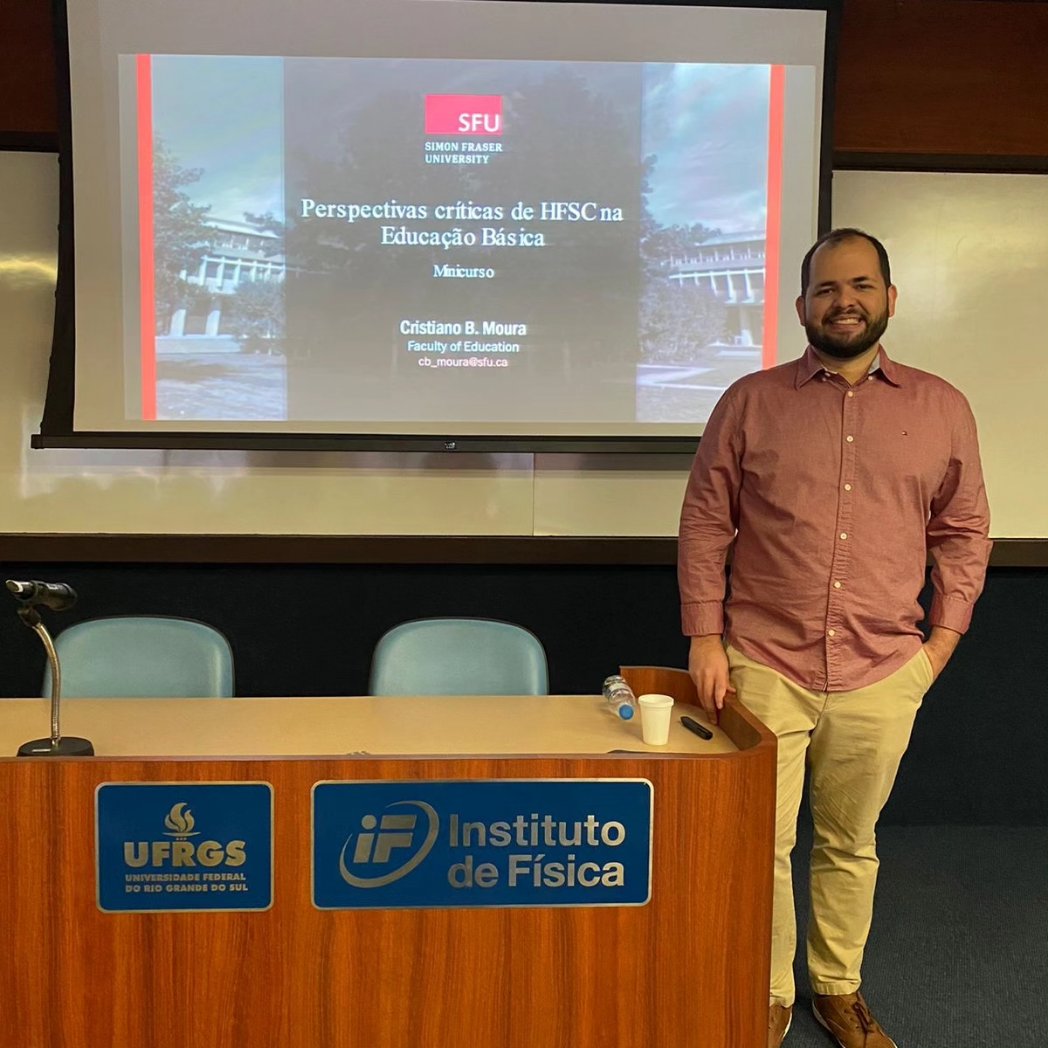 cbmoura_'s tweet photo. Heading back to Vancouver after being with colleagues and friends at 5th IHPST-LA (@IHPSTgroup) and University of São Paulo, for a roundtable and a masters examination. Bag full of ideas and projects and with warm heart after seeing again friends and family! 😍 https://t.co/AXIJPo5e1U