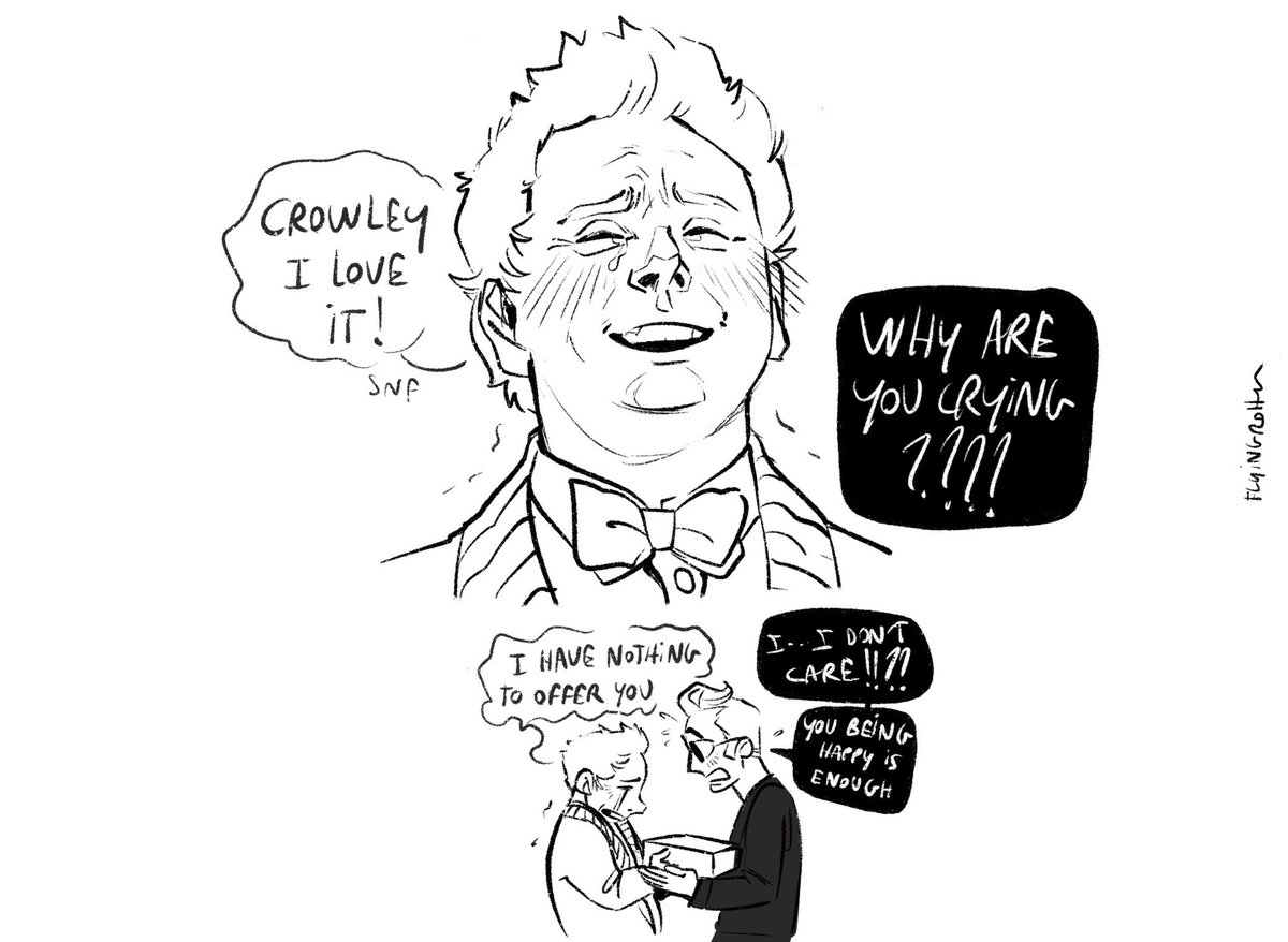The First gift 
#GoodOmens 