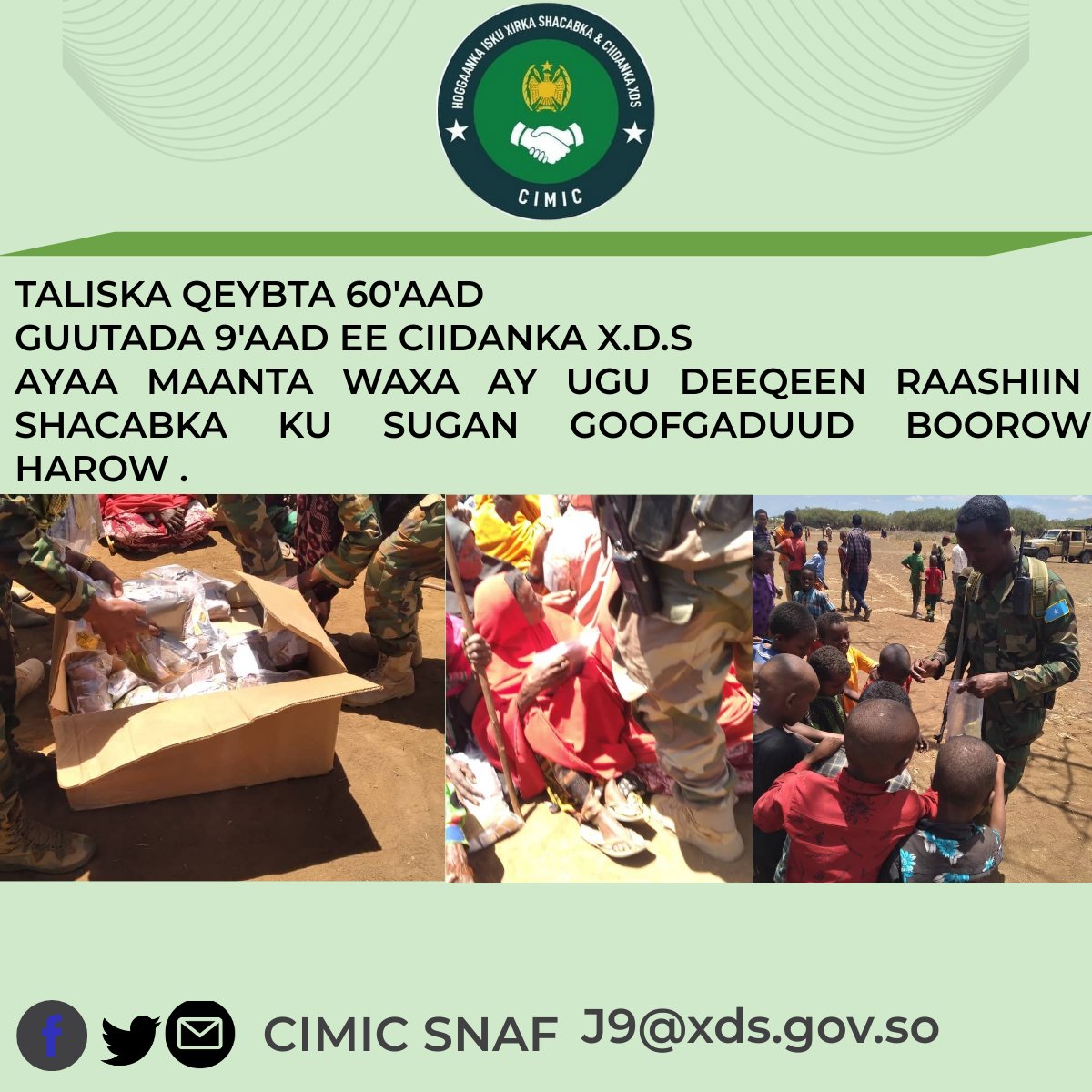 CIMICSNAF's tweet photo. “Defend and Serve” SNA to help civilian in need! https://t.co/bs1nXtziT8