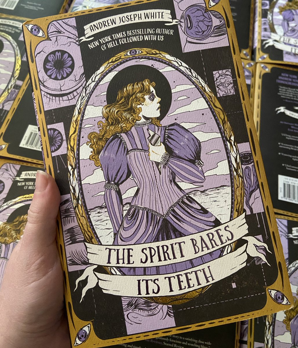 AJWhiteAuthor's tweet photo. THE SPIRIT BARES ITS TEETH comes out in 15 days!! ✨🌙✨

I wrote this book to help me better understand my autism and how it relates to my transness. It is a horrific love letter to the history of my communities, and the girlhood I left behind, and survival. 

I cant wait 💜 https://t.co/yx4YfG9FZ2